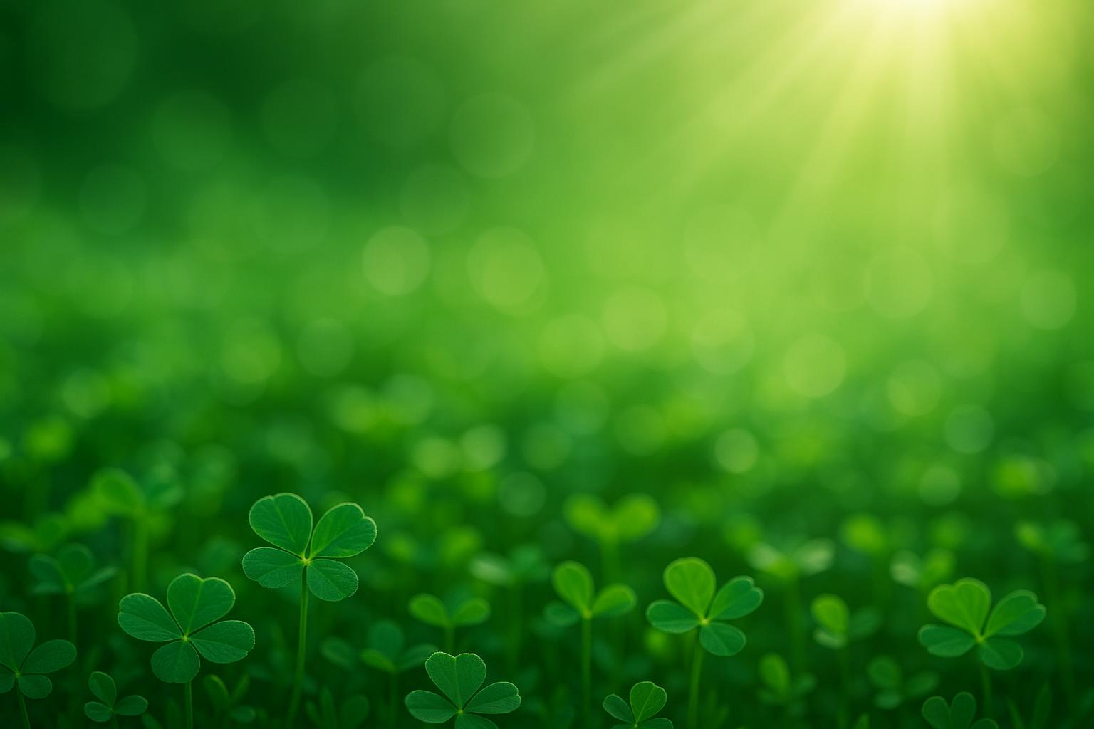 Emerald landscape background